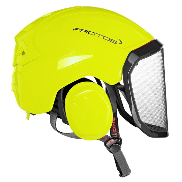 Protos Integral Arborist Neon Yellow Helmet