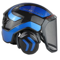 Protos Integral Arborist Black / Blue Metallic Helmet