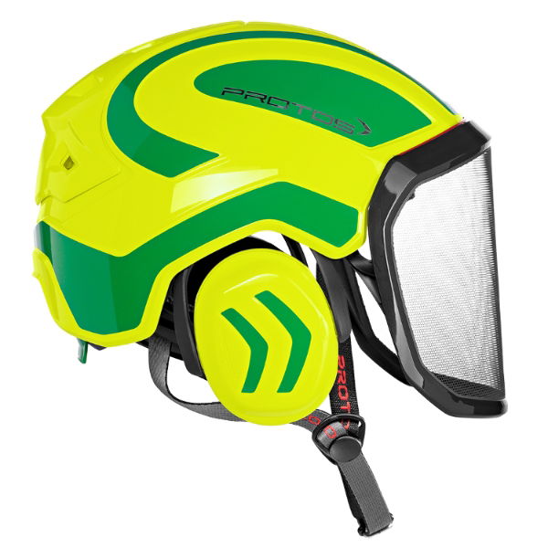 Protos Integral Arborist Neon / Green Helmet