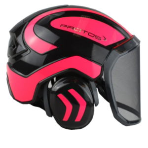 Protos Integral Arborist Black / Neon Pink Helmet