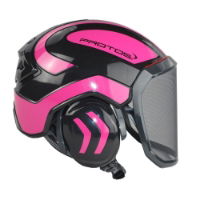 Protos Integral Forest Black / Neon Pink Helmet