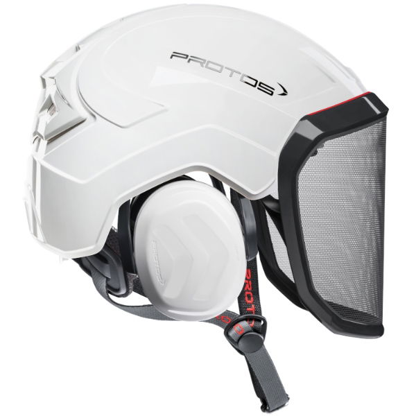 Protos Integral Arborist White Helmet