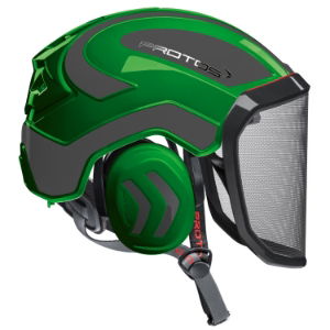 Protos Integral Arborist Green / Grey Helmet